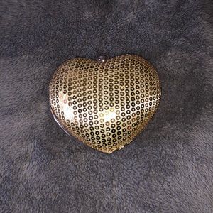 Small Gold Heart Purse